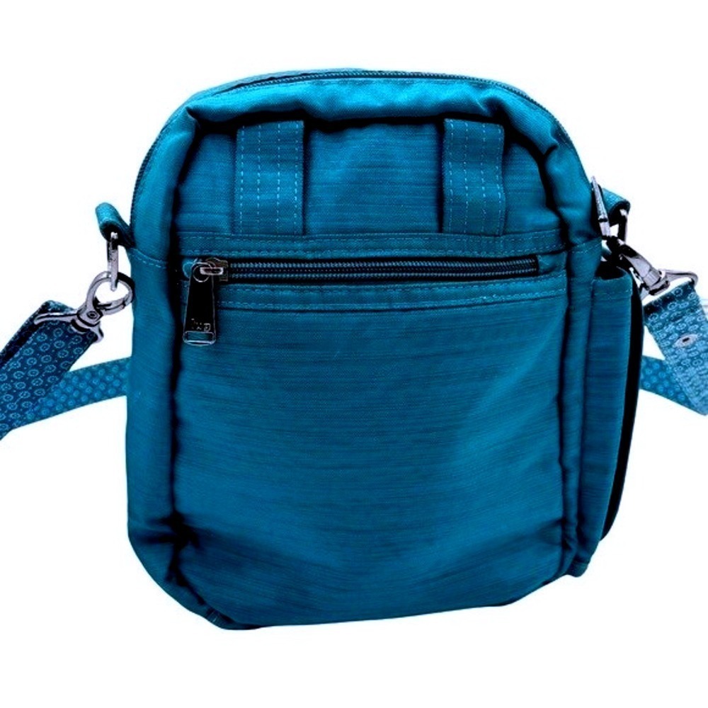 Lug Flapper SE Convertible Crossbody Bag Teal Quilted Travel Organizer Purse - Picture 3 of 11